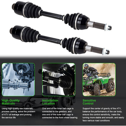 Solidspare 2Pcs Rear Right & Left CV Joint Axles for Polaris Sportsman 400 4X4 HO 2011-2014