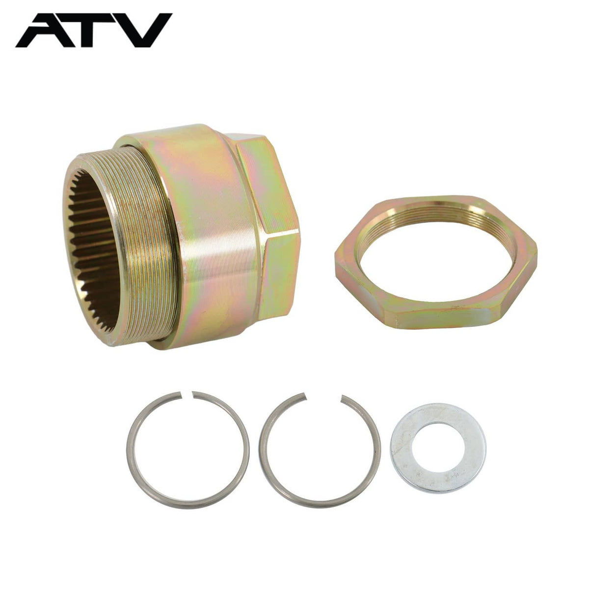 Solidspare Rear Axle Lock Jam Sleeve Nut Clip For Honda TRX300EX TRX400EX TRX450ER 450R 450