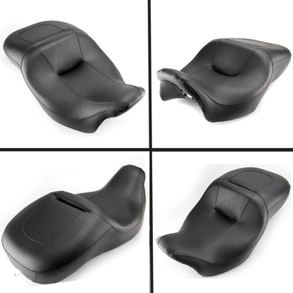 Solidspare Rider & Driver Passenger Seat 2Up For 2008-Up Harley Electra Glide Ultra Limited