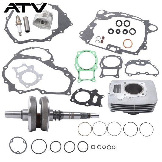 Solidspare For Honda TRX250EX 250TE Recon Engine Crankshaft Cylinder Gasket Seal Repair Kit