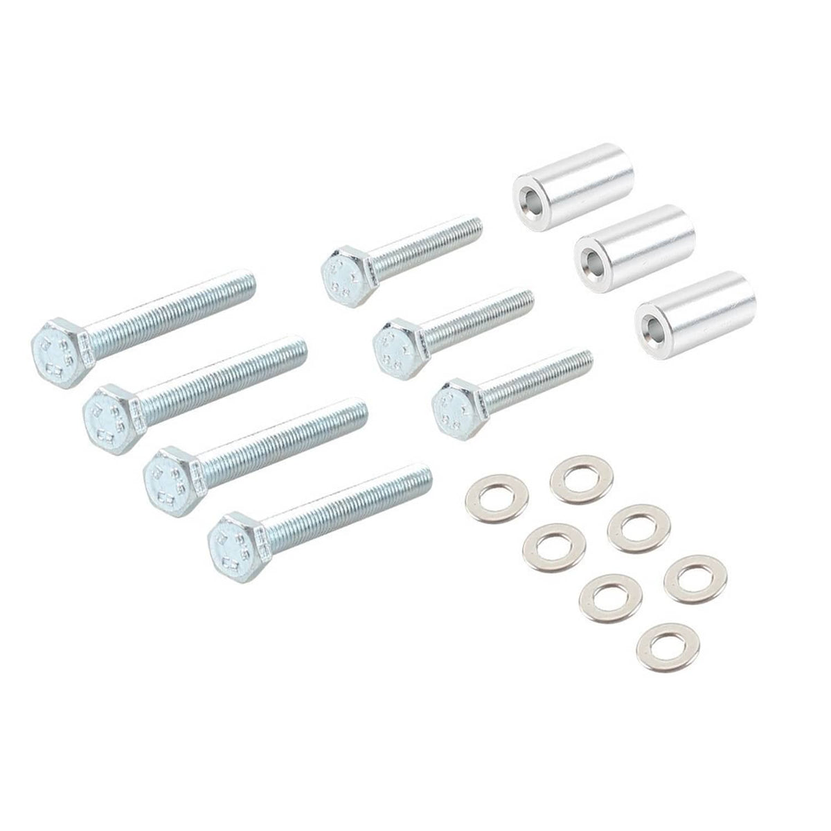 Solidspare New 4-Bolt Throttle Body Spacer for 1987-2006 Jeep XJ YJ TJ WJ 4.0L 2.5L Silver