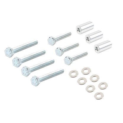 Solidspare New 4-Bolt Throttle Body Spacer for 1987-2006 Jeep XJ YJ TJ WJ 4.0L 2.5L Silver