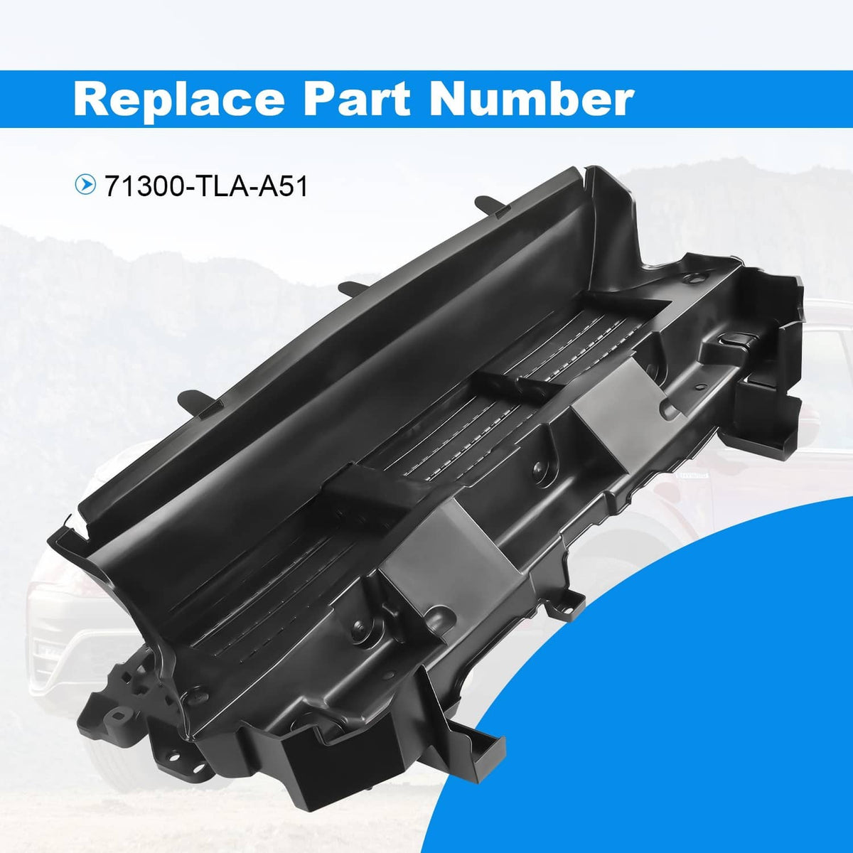 Solidspare Active Grille Shutter with Motor for 2020-2022 Honda CR-V 1.5L 2.0L 71300TLAA51