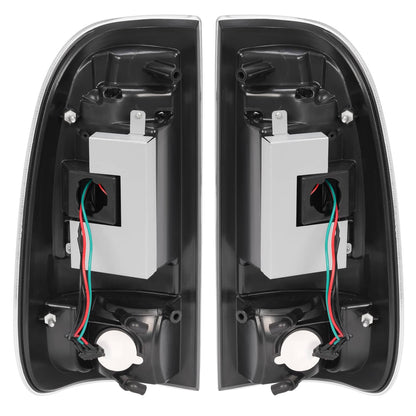 Solid Spare Pair Clear LED Tail Light Brake Lamps For Ford F250 F350 SD Super Duty 2008-2016