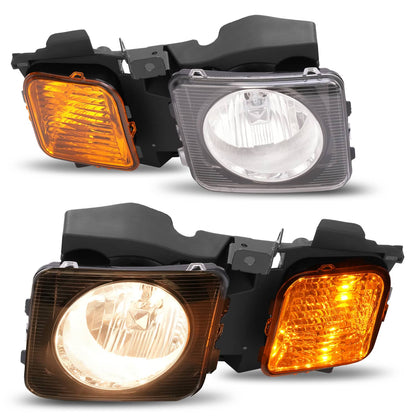 Solid Spare Headlight Set For Hummer H3 2006-2010 H3T 2009-2010 # HU2502100 # HU2503100
