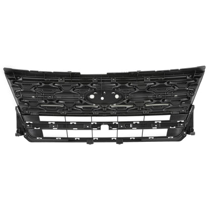 Solid Spare For Ford Explorer 2018 2019 Front Bumper Grill Upper Grille ABS Painted Chrome