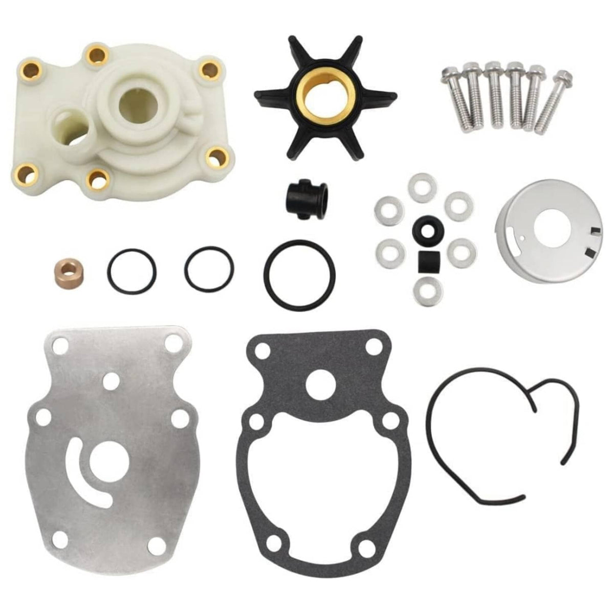 Solid Spare Johnson/Evinrude Water Pump Repair Kit 20/25/30/35hp Replacement 393630 18-3382