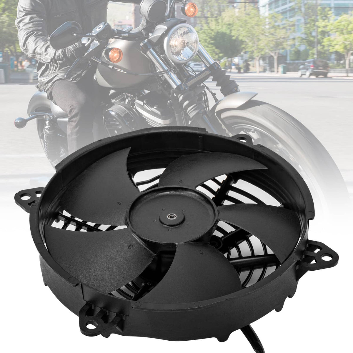 Solidspare FOR HARLEY Street 750 XG750 2015-2020 NEW ENGINE RADIATOR COOLING FAN MOTOR
