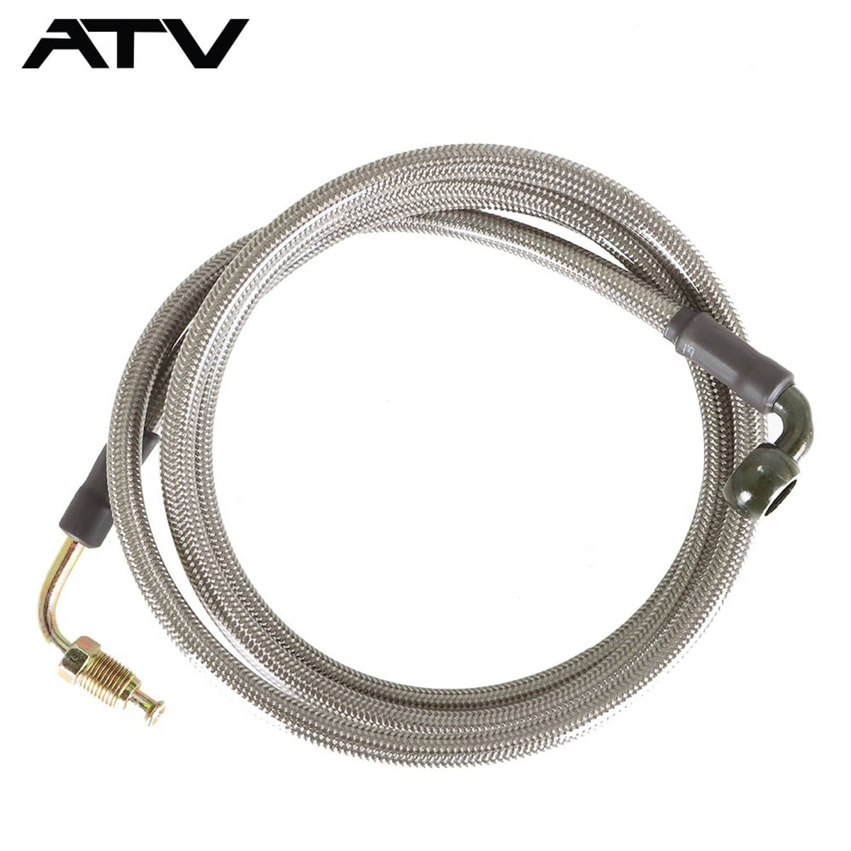Solidspare Extended Front & Rear Brake Lines Fit for Polaris RZR 800 S 4, RZR XP 900, 570