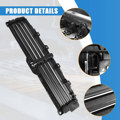 Solidspare Upper Radiator Grille Air Shutter with Motor for Honda Accord 18-21 L4 1.5L 2.0L