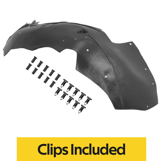 Solid Spare Front Passenger Side Fender Liner w/Clips For 99-07 Chevrolet Silverado 1500