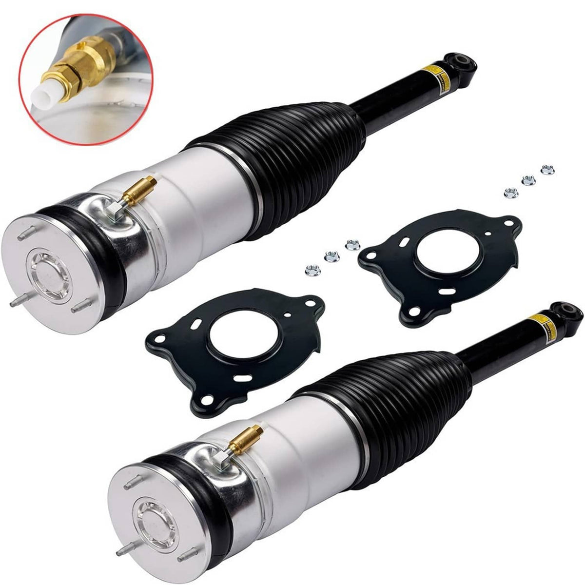 Solidspare New 2x Rear Air Suspension Shock Strut For 2011-2015 Tesla Model S 6006353-06-C