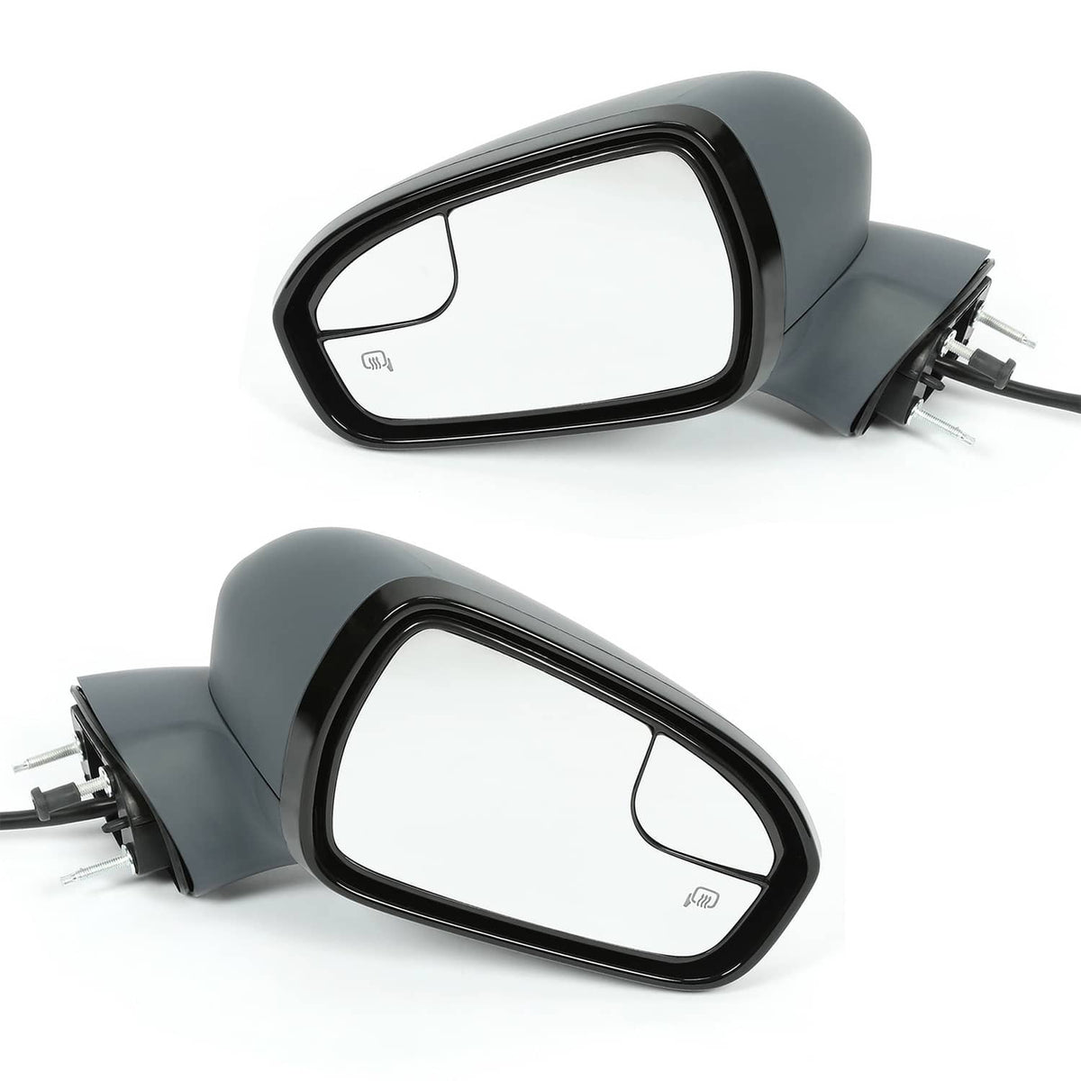 Solid Spare Power Heated Mirror For Ford Fusion 2013 2014 2015 2016 Driver Passenger Side