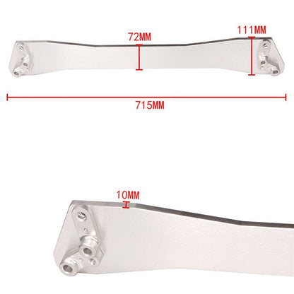 Solidspare Silver Rear Lower Chassis Tie Subframe Brace Bar For 1996-2000 Honda Civic EK