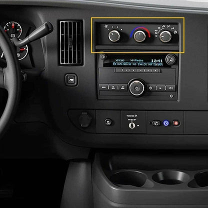 Solidspare 3x Heater A/C Temp Control Knob For 2008-2014 Chevrolet GMC Express Savana 1500