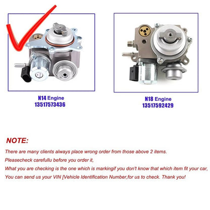 Solidspare New For BMW MINI Cooper S Turbocharged R55 R56 R57 R58 High Pressure Fuel Pump