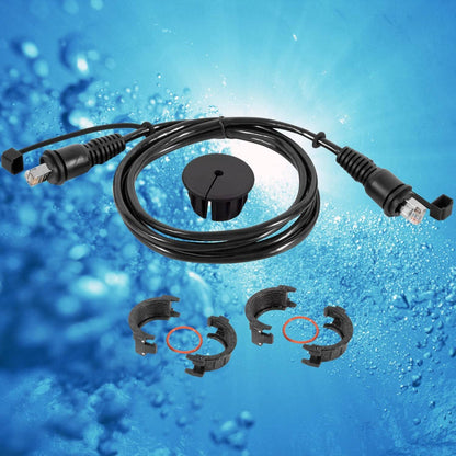 Solid Spare 6FT Marine Network Cable RJ45, 010-10550-00 for Garmin Navigation Screen Models