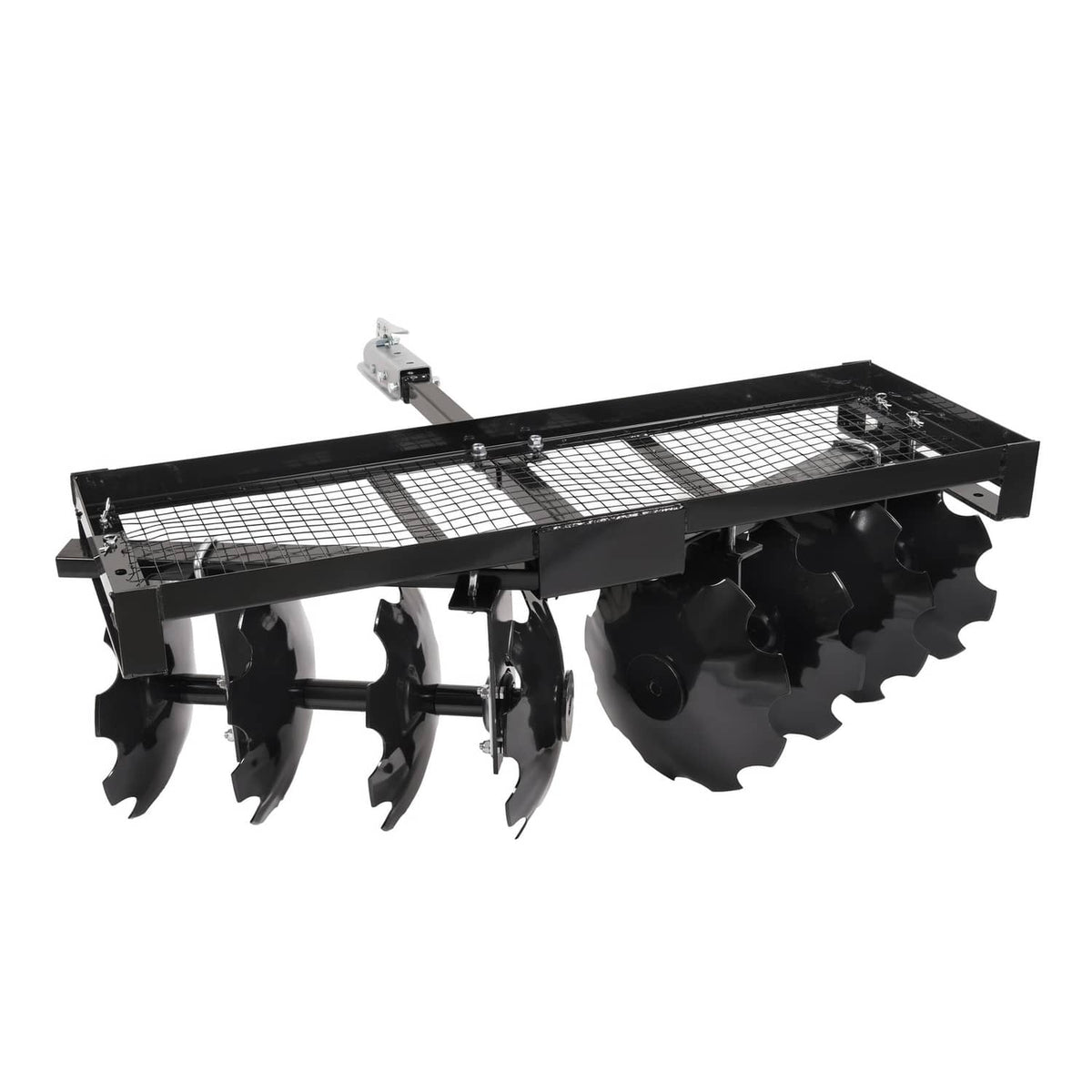 Solidspare Tow-Behind Notched Disc Harrow 4FT For ATV UTV Trailer Tilling W/ A 2" Towball