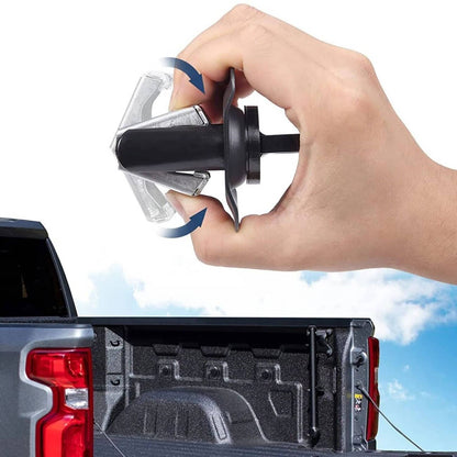Solidspare Black Truck Bed Cargo Tie Down Loop Kit 23146899 For Sliverado Sierra Colorado