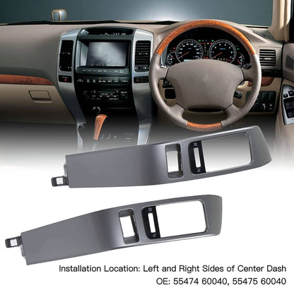 Solidspare For 2003-2009 Toyota Land Cruiser Prado Instrument Air Vent Finish Panel Garnish
