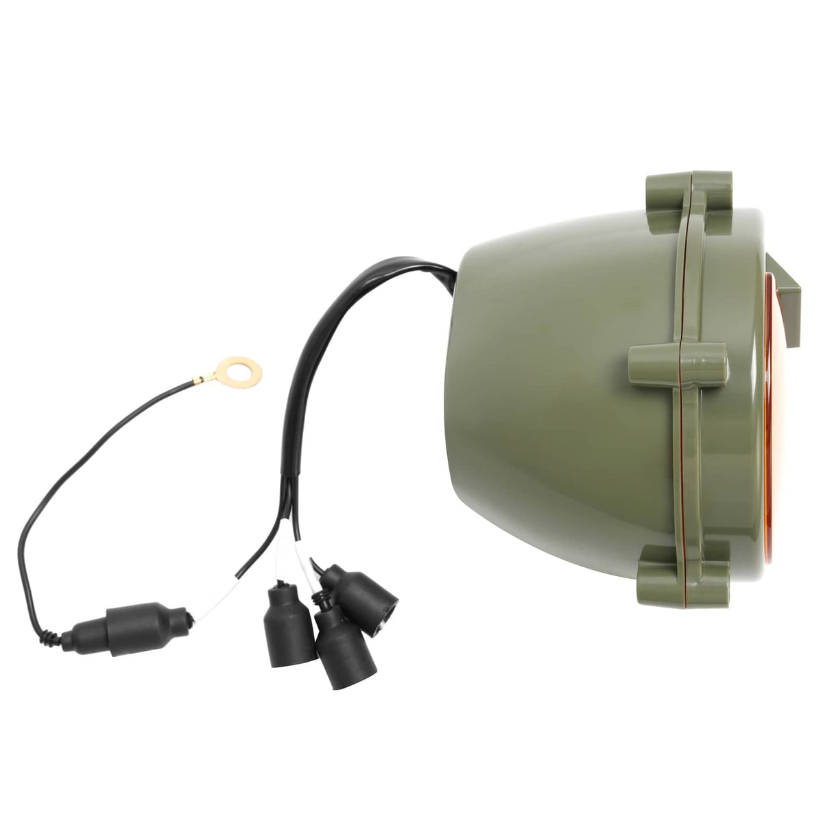Solid Spare 2x New LED Front Turn Signal Lights Yellow Lens For Humvee M35 M998 #12422957