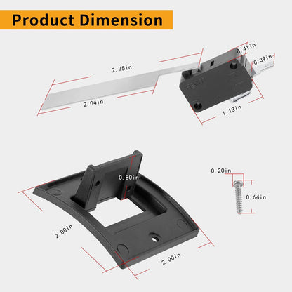 Solid Spare Sail Switch with Bracket Upgrade Kit for RV Furnace Replace Dometic Atwood 33082
