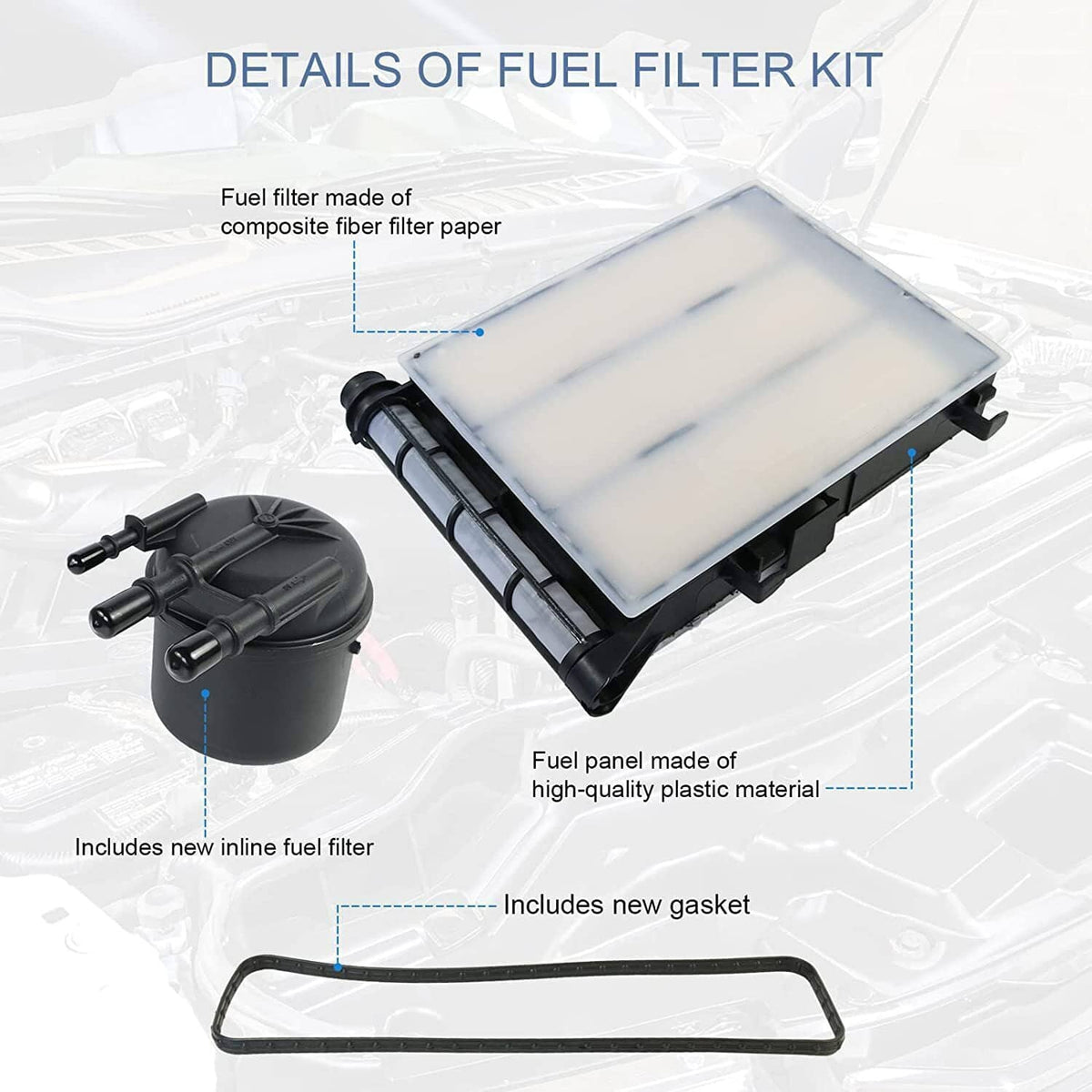 Solidspare 6X Fuel/Water Filter Kit For 6.7L Ford Powerstroke 2017-20 FD4625 HC3Z-9N184-C