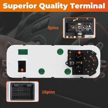 Solidspare A/C Heater Climate Control Module 599-212 For 2002-2005 Dodge Ram 1500 2500 3500