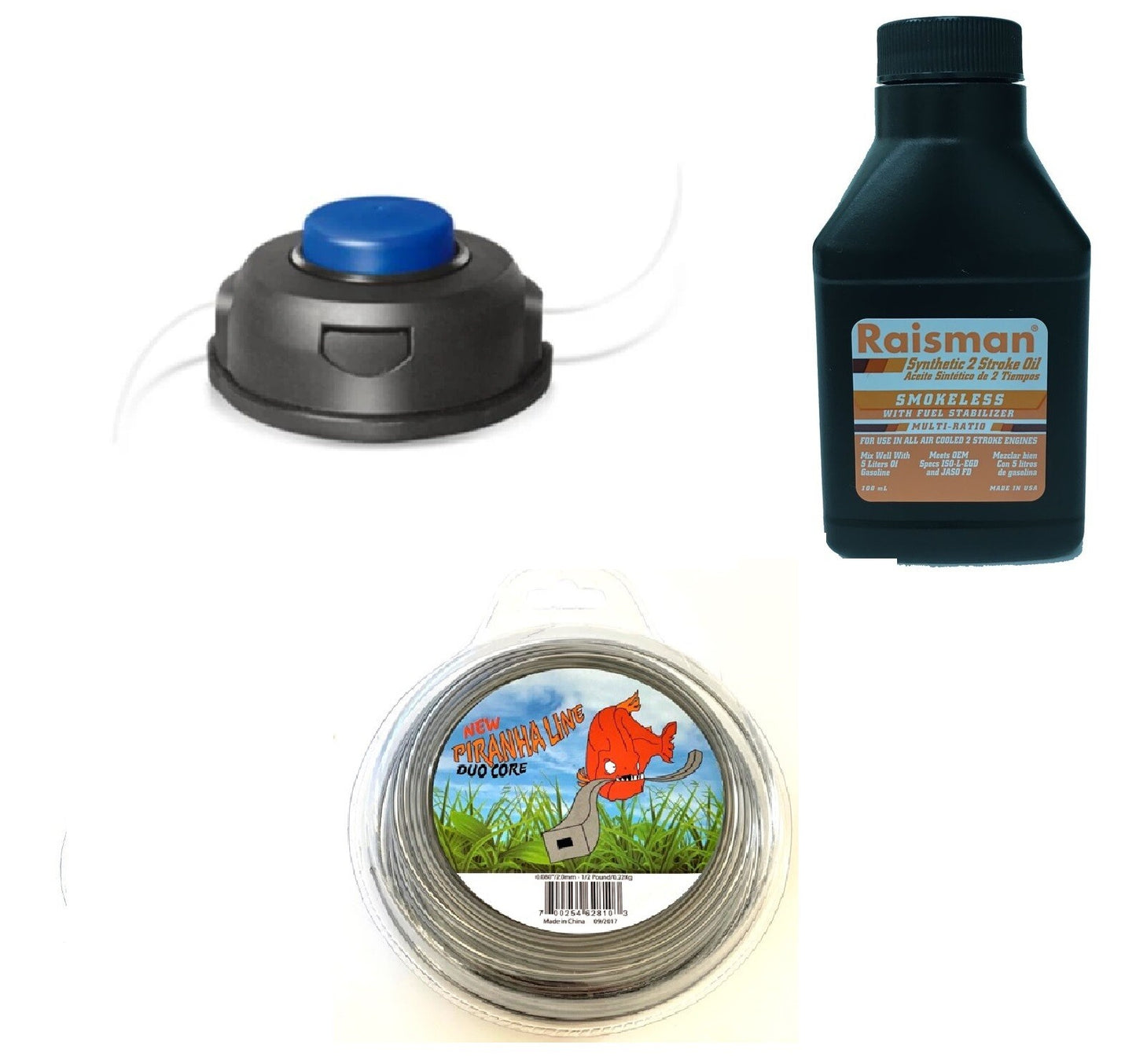 HUSQVARNA T25 AUTO FEED HEAD SERVICE KIT SYNTHETIC OIL AND .095" NYLON 110 FEET