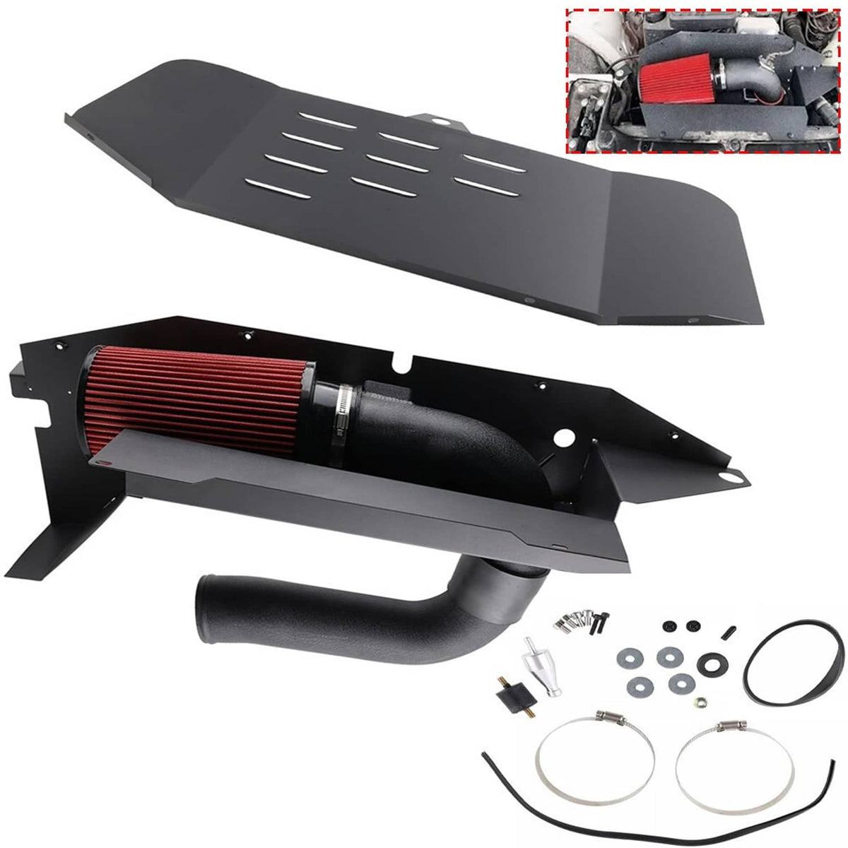 Solidspare Cold Air Intake Pipe System Kit For 12-16 BMW F30 228i 320i 328i 420i 428i 2.0T