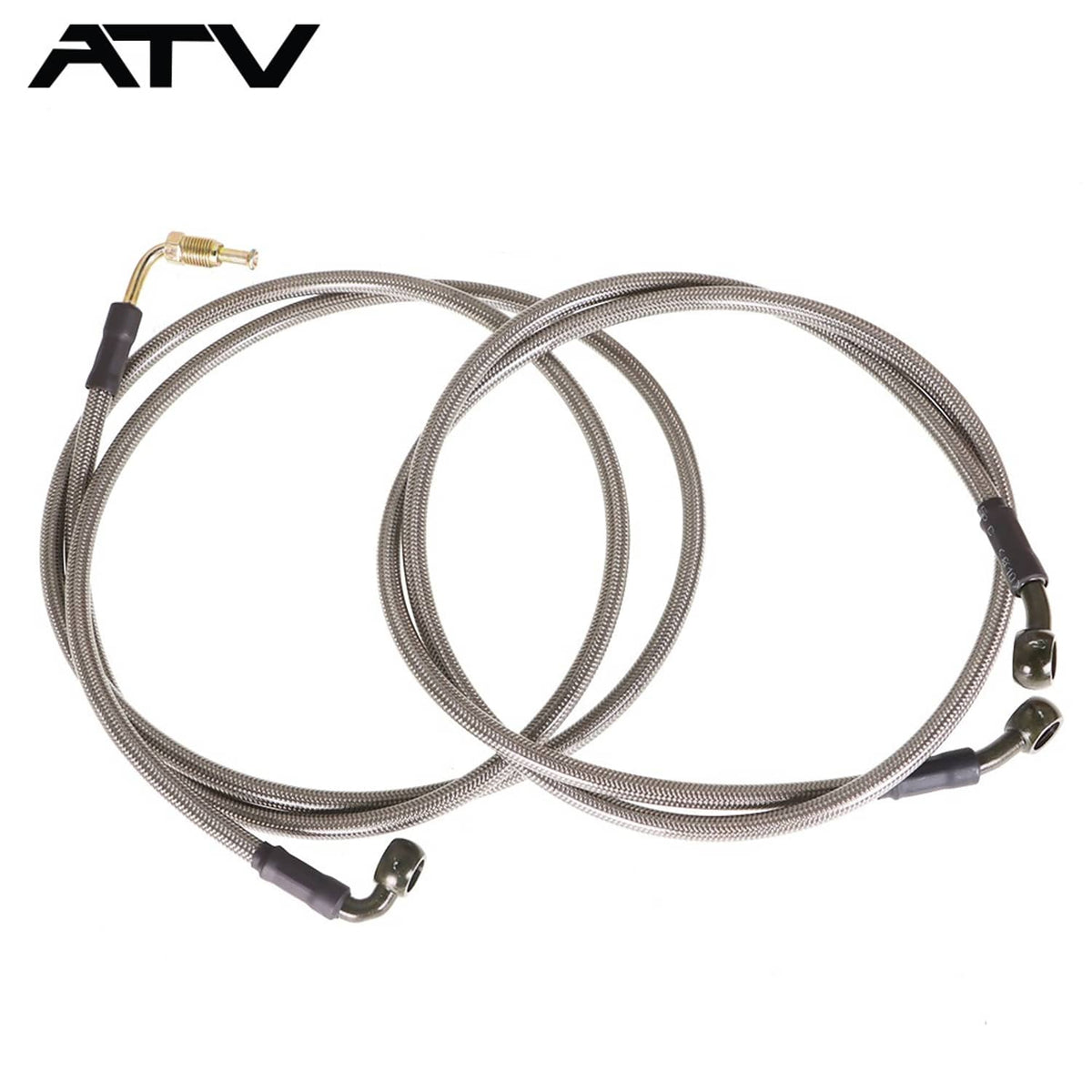 Solidspare Extended Front & Rear Brake Lines Fit for Polaris RZR 800 S 4, RZR XP 900, 570