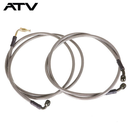 Solidspare Extended Front & Rear Brake Lines Fit for Polaris RZR 800 S 4, RZR XP 900, 570