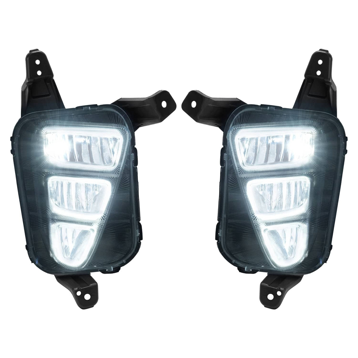 Solid Spare Left&Right Side Front LED Fog Lights For Kia Optima 2016 2017 2018 #92202D5000