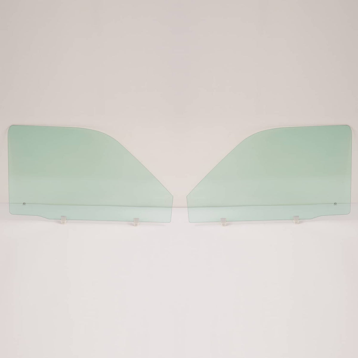 Solid Spare For Toyota Pickup 89-95 Left & Right Front Door Window Tempered Glass W/O VENT