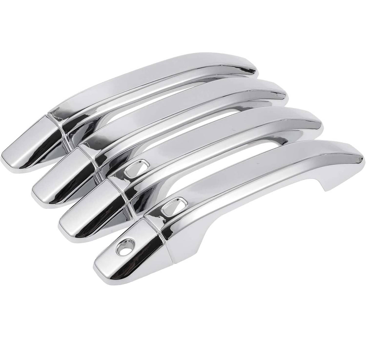 Solidspare Set of 4 Exterior Door Handle 2014-2017 Fit For Chevrolet Silverado 1500 Chrome