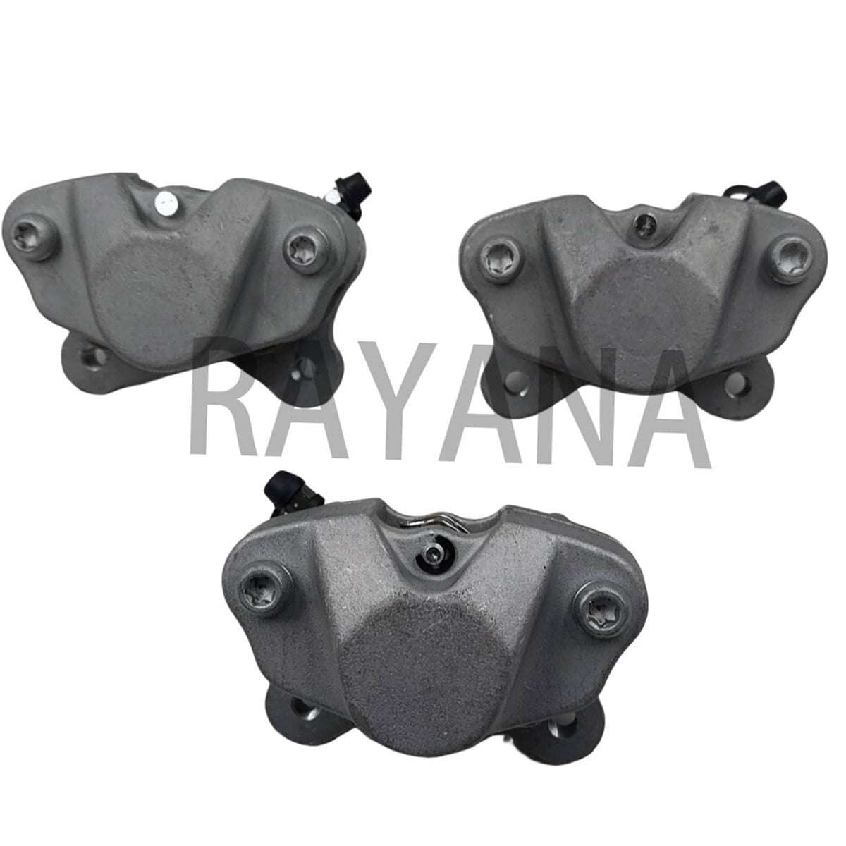 Solidspare Front Rear Brake Calipers With Pads For Arctic Cat 250 300 375 400 450 500