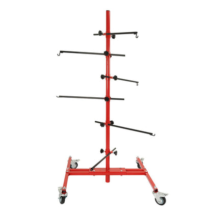 Solid Spare Powder Coated Adjustable Tree Paint Stand For Autobody Door Fender Panel