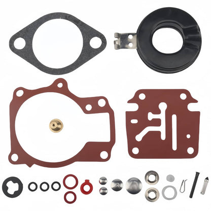 Solid Spare Johnson Evinrude Carb Carburetor Rebuild Repair Kit 20 25 28 30 40 45 48 396701