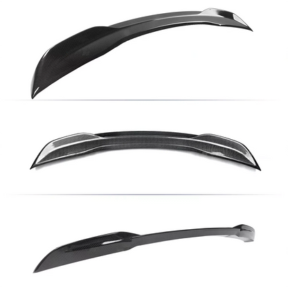 Black Rear Trunk Spoiler Wing & Front Bumper Lip For 2022-2024 Honda Civic Sedan