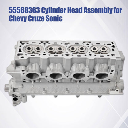 Solidspare New Cylinder Head Assembly For 2011-2018 Chevy Cruze Sonic 1.8L L4 DOHC 55568116