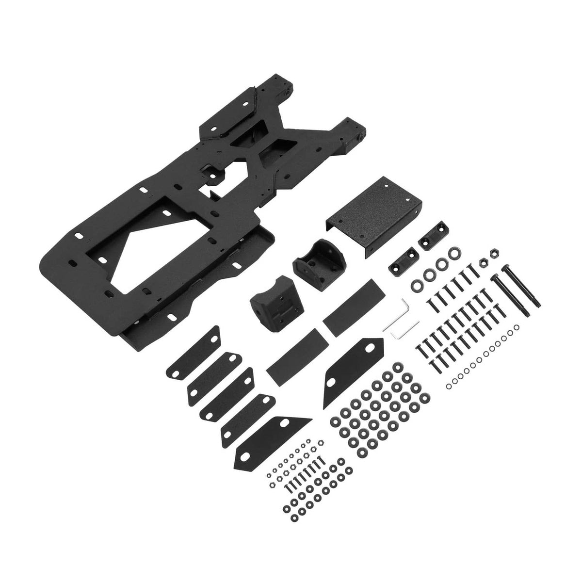 Solid Spare For Jeep Wrangler JK (Not for JL) 2007-18 Spare Tire Carrier Fit Up to 37" Tire