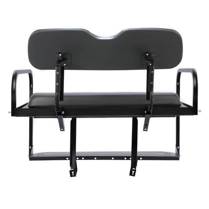 Solidspare For Yamaha G14-G22 Golf Cart Rear Seat Kit For G16 G19 G20 G21 Black Cushion