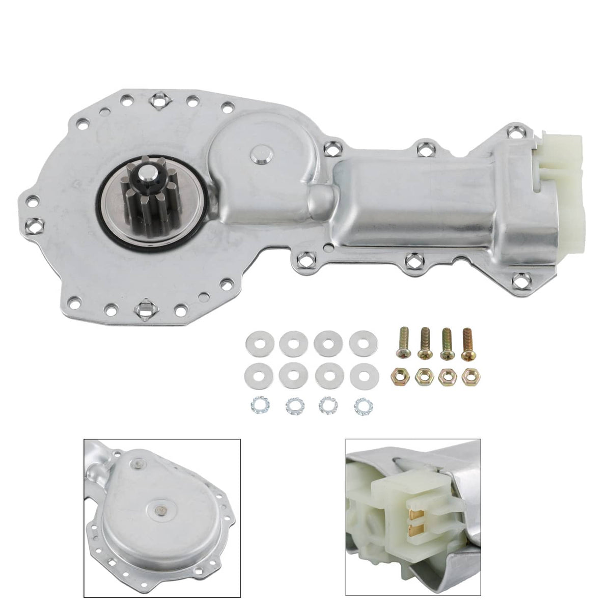 Solidspare Front Power Window Motor W/ 9 Tooth Gear Fit 93-02 Chevrolet Camaro 85-05 Astro