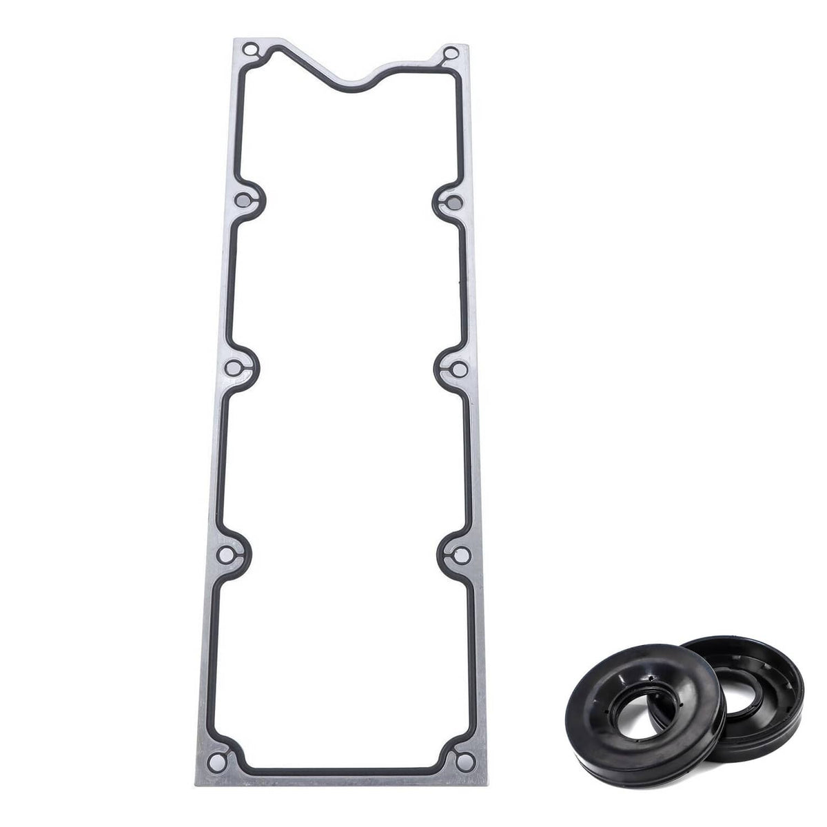 Solidspare For LS LS1 LS2 5.3L 6.0L Gen Knock Sensor Valley Pan Gasket Seal 3 Cover Plate
