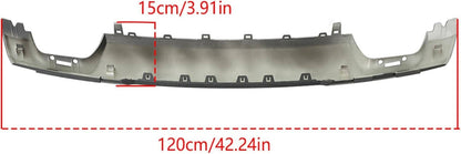Solidspare Black Front Bumper Lower Molding Trim Valance Matte For 2021 2022 2023 Ford F150