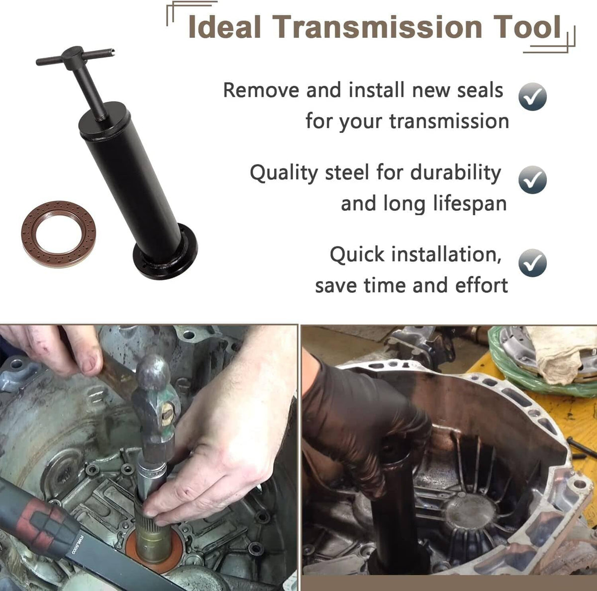 Solid Spare For Ford Focus Festiva DCT DPS6 Dual Clutch Transmission Seal Installer Tool Kit
