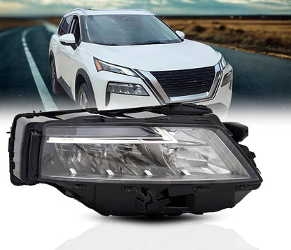 Solidspare Right Passenger Side LED Headlight 26010-6RR0A For 2021 2022 2023 Nissan Rogue
