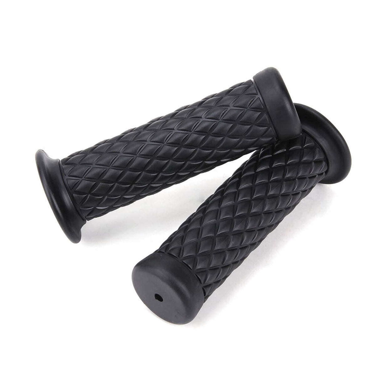 Solidspare For YAMAHA HONDA KAWASAKI Motorcycle 7/8" Hand Grips Handle Bar Rubber Universal