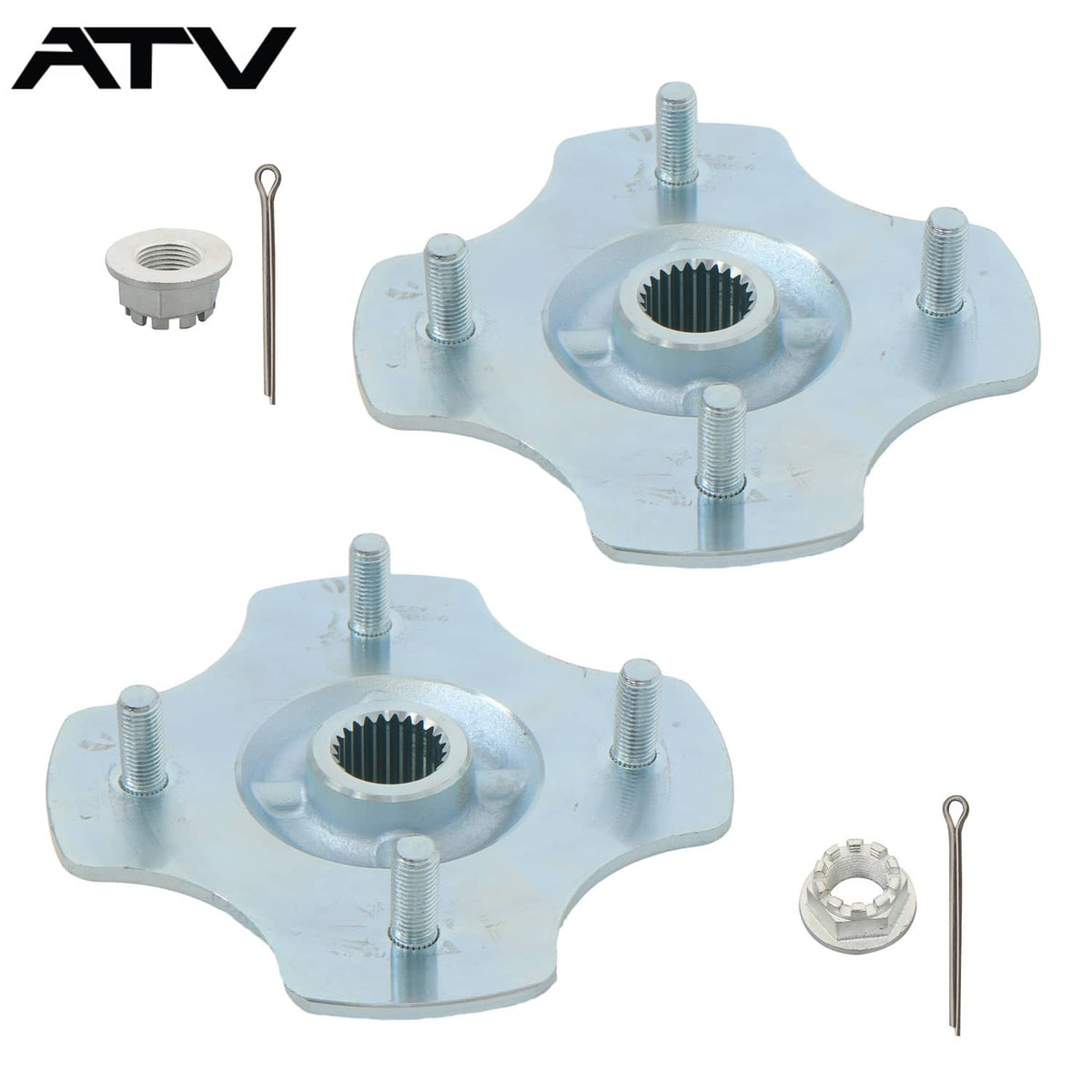 Solidspare 2 Rear Axle Wheel Hub Nut For Honda TRX250TM Recon 250 TRX250 TRX250TE 2X4 97-19