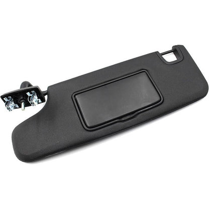 Solidspare New Black Sun Visor 6CJ07DX9AA Left Driver Side For 2007-2018 Jeep Wrangler JK